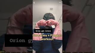 Forearms and finger workout at home with dumbelsgymlovers trendingshorts reel forearms fypage [upl. by Aynatal]