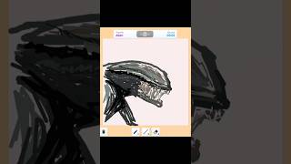 Drawing Alien 👽 speeddraw roblox drawing shorts digitalart gaming painting art artist [upl. by Alvinia]