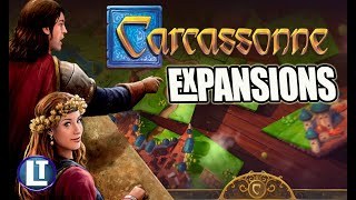 CARCASSONNE  How To Play The Expansions  DIGITAL Tutorial  Part 1 [upl. by Valerie652]