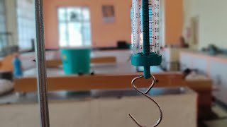 Spring Constant of Helical Spring Practical Physics Class11 [upl. by Naujed]