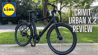 CRIVIT Urban EBike X2 Review  Das LIDL EBike im Test [upl. by Claretta]