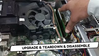 Hp EliteDesk 800 G2  Ram Upgrade  SSD Upgrade  HDD Upgrade  Teardown  DisassemblyampGraphic Card [upl. by Nada]