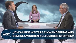 DUELL DES TAGES Gehört der Islam zu Deutschland Thilo Sarazzin und Jacques Schuster im Gespräch [upl. by Aicercul]