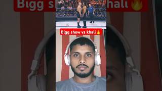 Big show vs great khaliwwe reaction shorts [upl. by Nevad]