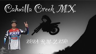 Laps at Cahuilla Creek MX 2024 RMZ 250 [upl. by Chan]