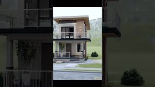 2 STOREY HOUSE DESIGN simplehousedesign casa tinyhouse modernhouse [upl. by Eixid]