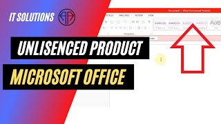 Cara Mengatasi Unlicensed Product Pada Microsoft office [upl. by Joachima]