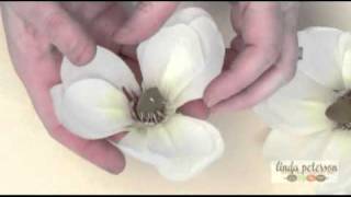 How to Make Magnolia Floral Wedding Centerpieces by Linda Peterson [upl. by Elizabet]