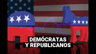 Diferencias entre el Partido Demócrata y el Partido Republicano en los Estados Unidos [upl. by Keslie]