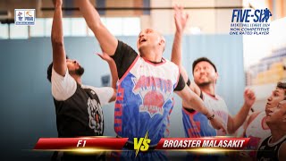 F 1 vs BROASTER MALASAKIT [upl. by Ehtiaf]