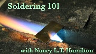 Soldering 101 Part 1  Jewelry Tips with Nancy [upl. by Luckin844]