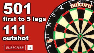 501 Darts Match outshotdarts vs intermediate Scolia bot first to 5 Legs 501 [upl. by Eire]