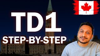 HOW TO Fill a TD1 Form  Canada 2023 [upl. by Halley520]