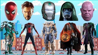 TEBAK GAMBAR TOP SUPERHERO AVENGERS MARVEL SPIDER MAN IRON MAN HULK VENOM CAPTAIN AMERICA [upl. by Dennet859]