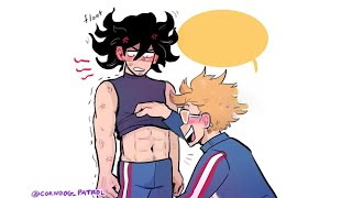 Erasermic first kiss  My Hero Academia Comic Dub  Muoi Comic [upl. by Annaehr]