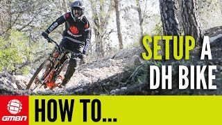 How To Set Up A Downhill Mountain Bike  Get The Perfect Custom Fit [upl. by Odnumyer]