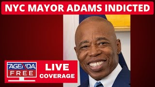 NYC Mayor Eric Adams Indicted  LIVE Breaking News Coverage [upl. by Ennylcaj630]