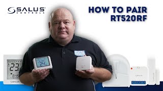 How To Pair Salus RT520RF Programmable Room Thermostat [upl. by Calendra]