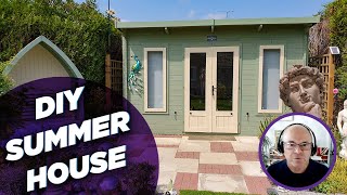 Garden Summerhouse Transformation  WornDown Shed to a Cosy Log Cabin  Dunster House TV [upl. by Portingale]