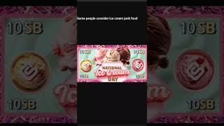 Happy National Ice Cream Day 2024  10 SB Collectors Bill swagbucks [upl. by Einafpets]