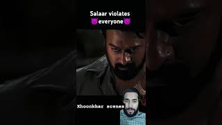 Khoonkhar scenes salaar southmovie superhit viral trending shorts [upl. by Donovan]