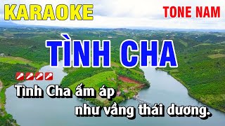 Karaoke Tình Cha Tone Nam Nhạc Sống  Karaoke Hoàng Luân [upl. by Katharyn550]