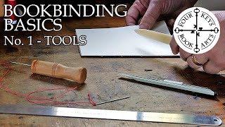 Bookbinding Basics Chapter 1  Basic Tools  Easy Options to Get Started Bookbinding [upl. by Lawley]