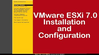 vSphere 7 How to install and configure VMware ESXi 70 [upl. by Duer]