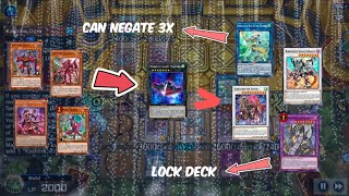 Kashtira Full Negate amp Lock Deck  Gameplay amp Decklist Yugioh Master Duel [upl. by Ytteb243]