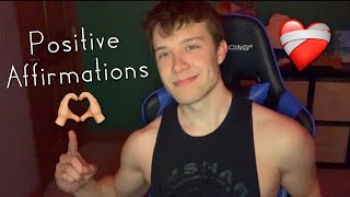 ASMR Positive Affirmations for when youre stressed 🫶🏼 [upl. by Barrington]