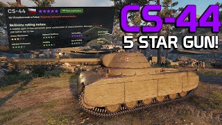 CS44 5 Star gun Epic vehicle  World of Tanks [upl. by Alin705]