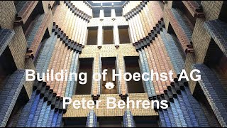 Building of Hoechst AG Peter Behrens in Frankfurt [upl. by Assilak]