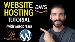 Host a Wordpress Website on AWS using Amazon Lightsail For Only 350 a month [upl. by Lesslie]