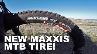 NEW MAXXIS MTB TIRE We Test the Assegai [upl. by Enelloc]