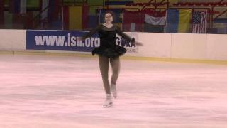 7 Deirdre FAEGRE IRL  ISU JGP Trofeo WLombardi 2011 Junior Ladies Short Program [upl. by Aniuqahs]