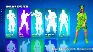 The RAREST Fortnite Emotes [upl. by Limann]