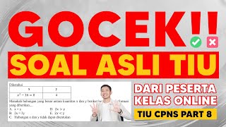 SOAL TIU CPNS 2024 SOAL ASLI DARI PESERTA [upl. by Uos]