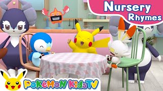 Hot Cross Buns  Nursery Rhyme  Kids Song  Pokémon Kids TV​ [upl. by Esilehs]