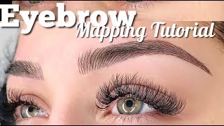 Eyebrow Mapping Tutorial [upl. by Isolt]