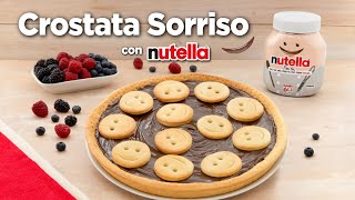 CROSTATA SORRISO CON NUTELLA® Ricetta Facile  Fatto in Casa da Benedetta [upl. by Odlonyer]