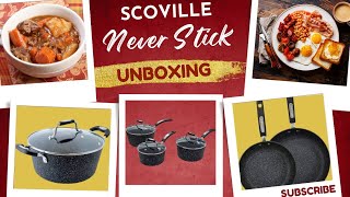 🍽️🛍 Scoville NEVER STICK Cookware Range unboxing 🛍 🍲 [upl. by Dody]