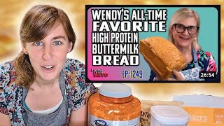 🍞Trying Wendys FAVORITE Egg White Bread Recipe lovingitonketo [upl. by Baten]