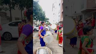 lavani on dhol tasha dholtasha dholtashapathak lavani ganapati [upl. by Catlin]