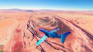 Microsoft Flight Simulator  Algerias Desert NitroKill UHD 4K [upl. by Salvidor]