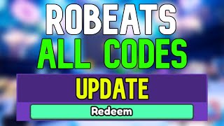 New RoBeats Codes  Roblox RoBeats Codes January 2024 [upl. by Judy273]