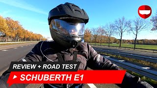 Schuberth E1 Modular Helmet Review and Road Test  ChampionHelmetscom [upl. by Anauqes]