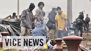 Migrant Crisis in Calais Britains Border War Dispatch 1 [upl. by Bernhard520]