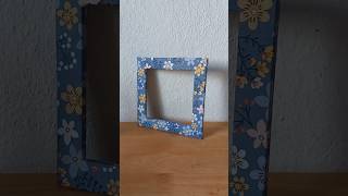 photo frame DIY easy upcycling ideas old frame fabric craft ideas mit stoff basteln [upl. by Demy213]