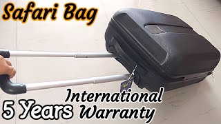 Safari Trolley Bag Review  Safari Cabin Luggage Review  Safari Thorium Cabin 4 wheels Suitcase [upl. by Narat]