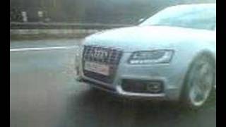 Audi S5 on german autobahn [upl. by Ecylahs748]